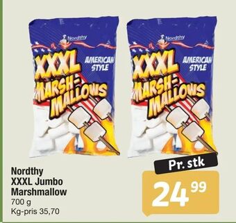 Fakta Tyskland Nordthy XXXL Jumbo Marshmallow tilbud