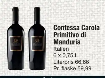 Fakta Tyskland Contessa Carola Primitivo di Manduria tilbud