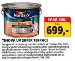 Farveland Nordsjö Tinova UV Super Terrace tilbud
