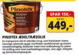 Farveland Pinotex Ædeltræsolie tilbud