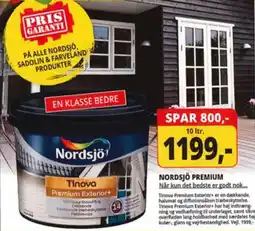 Farveland Nordsjö Tinova Premium Exterior+ tilbud
