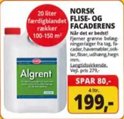 Farveland Algrent Norsk Flise- og Facaderens tilbud