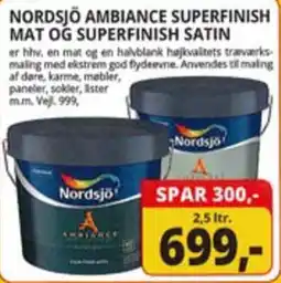 Farveland Nordsjø Ambiance Superfinish tilbud