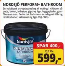 Farveland Nordsjö Perform Bathroom tilbud