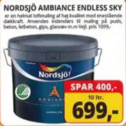Farveland Nordsjö Ambiance Endless Sky tilbud