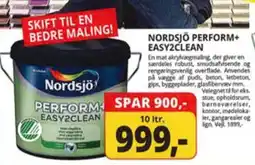 Farveland Nordsjö Perform+ Easy2Clean tilbud
