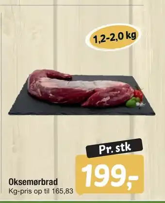 Fakta Tyskland Oksemørbrad tilbud