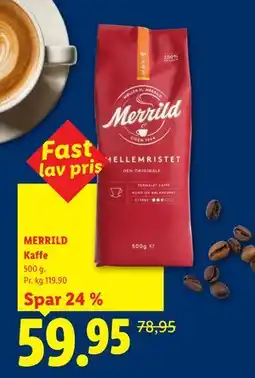 Lidl MERRILD Kaffe tilbud