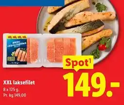 Lidl XXL laksefilet tilbud