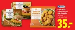 Lidl CHEF SELECT Kyllingeburger eller -nuggets tilbud