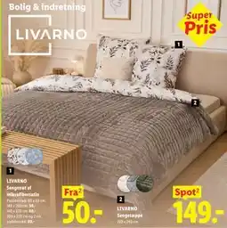 Lidl LIVARNO Sengetæppe tilbud