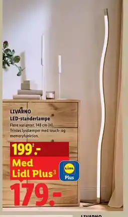 Lidl LIVARNO LED-standerlampe tilbud
