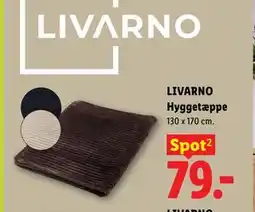 Lidl LIVARNO Hyggetæppe tilbud