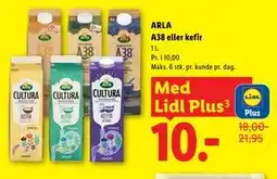 Lidl ARLA A38 eller kefir, App-pris tilbud