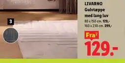 Lidl LIVARNO Gulvtæppe med lang luv tilbud