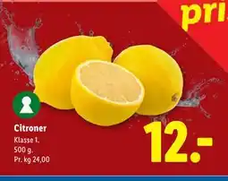Lidl Citroner tilbud