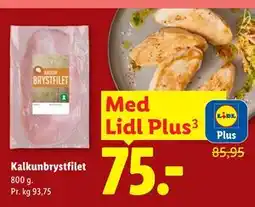 Lidl Kalkunbrystfilet, App-pris tilbud