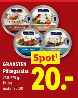 Lidl GRAASTEN Pålægssalat tilbud