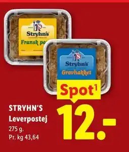Lidl STRYHN'S Leverpostej tilbud