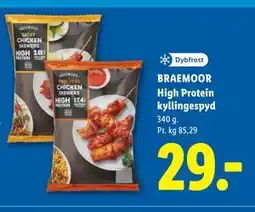 Lidl BRAEMOOR High Protein kyllingespyd tilbud