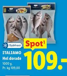Lidl ITALIAMO Hel dorade tilbud
