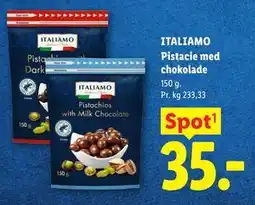 Lidl ITALIAMO Pistacie med chokolade tilbud