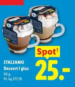 Lidl ITALIAMO Dessert i glas tilbud