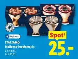 Lidl ITALIAMO Italiensk-inspireret is tilbud
