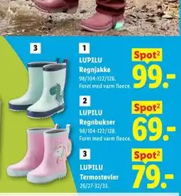 Lidl LUPILU Termostøvler tilbud