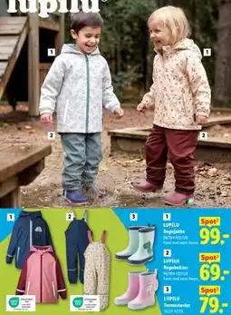 Lidl LUPILU Regnjakke tilbud