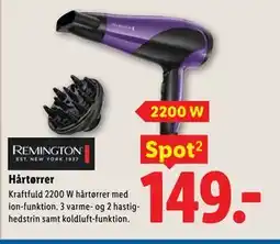 Lidl REMINGTON Hårtørrer tilbud