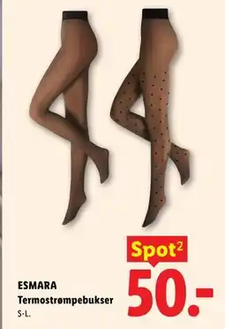 Lidl ESMARA Termostrømpebukser tilbud