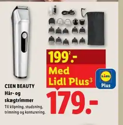 Lidl CIEN BEAUTY Hår- og skægtrimmer tilbud