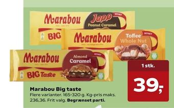 SuperBrugsen Marabou Big taste tilbud