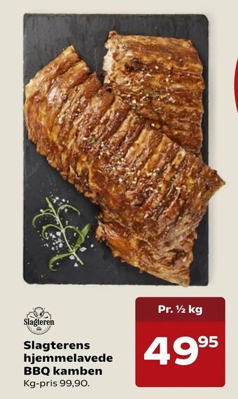 SuperBrugsen Slagterens hjemmelavede BBQ kamben tilbud
