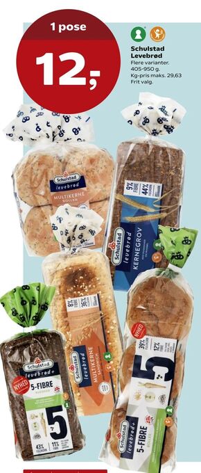 SuperBrugsen Schulstad Levebrød tilbud