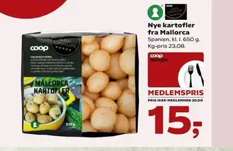 SuperBrugsen Nye kartofler fra Mallorca tilbud