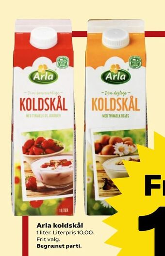 SuperBrugsen Arla koldskål tilbud