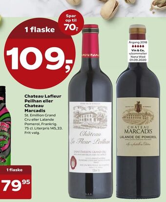 SuperBrugsen Chateau Lafleur Peilhan eller Chateau Marcadis tilbud