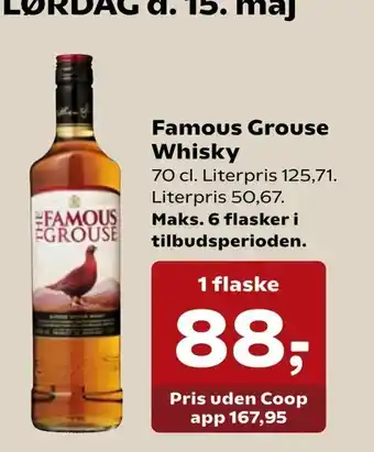 SuperBrugsen Famous Grouse Whisky tilbud