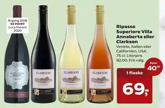 SuperBrugsen Ripasso Superiore Villa Annaberta eller Clarkson tilbud