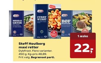 SuperBrugsen Steff Houlberg maxi retter tilbud