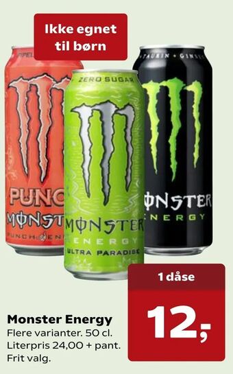SuperBrugsen Monster Energy tilbud