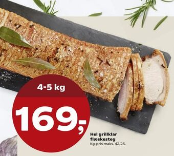 SuperBrugsen Hel grillklar flæskesteg tilbud