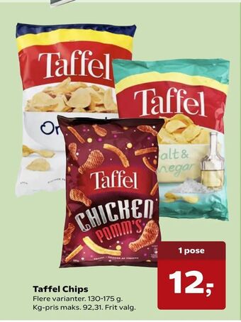 SuperBrugsen Taffel Chips tilbud