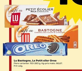SuperBrugsen Lu Bastogne, Le Petit eller Oreo tilbud