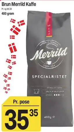ABC Lavpris Brun Merrild Kaffe tilbud