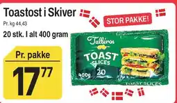 ABC Lavpris Toastost i Skiver tilbud