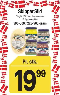 ABC Lavpris Skipper Sild tilbud