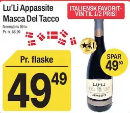 ABC Lavpris Lu'Li Appassite Masca Del Tacco tilbud